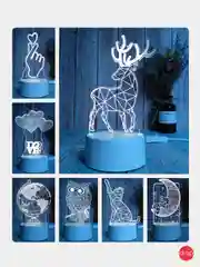 Светильник-ночник 3D светодиодный LED, подарок