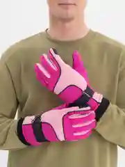Розовый перчатки зимние