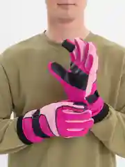 Розовый перчатки зимние