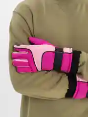 Розовый перчатки зимние