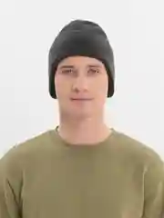 Серый шапка флисовая