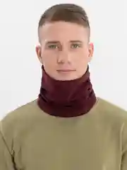 Бордовый бафф спортивный, снуд для спорта, снуд флисовый для бега