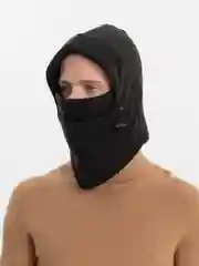 Черный балаклава из флиса