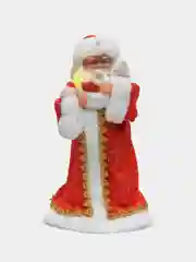Алый музыкальный Дед Мороз, музыкальная Снегурочка, игрушка под ёлку, новогодние игрушки