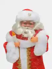 Алый музыкальный Дед Мороз, музыкальная Снегурочка, игрушка под ёлку, новогодние игрушки