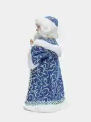 Голубой музыкальный Дед Мороз, музыкальная Снегурочка, игрушка под ёлку, новогодние игрушки