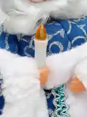 Голубой музыкальный Дед Мороз, музыкальная Снегурочка, игрушка под ёлку, новогодние игрушки