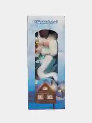 Лазурный музыкальный Дед Мороз, музыкальная Снегурочка, игрушка под ёлку, новогодние игрушки