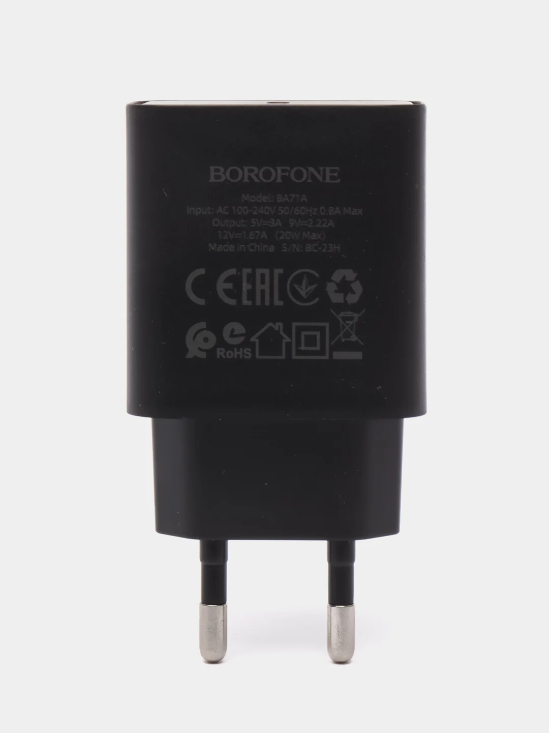 Быстрая зарядка для телефона 20w, Type-c, PD, для айфонов и андроид, Воrofone BA71A