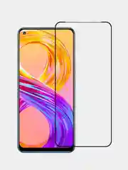 Черный защитное стекло 9D Realme 8 / Realme 8 Pro