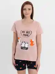 Бежевый домашний костюм, пижама
