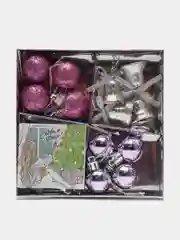 Вишнёвый набор елочных украшений, новогодние украшения, игрушки на елку