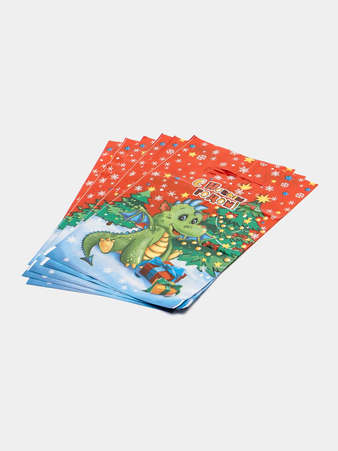 Карамельный пакет новогодний,5 шт ,20*30