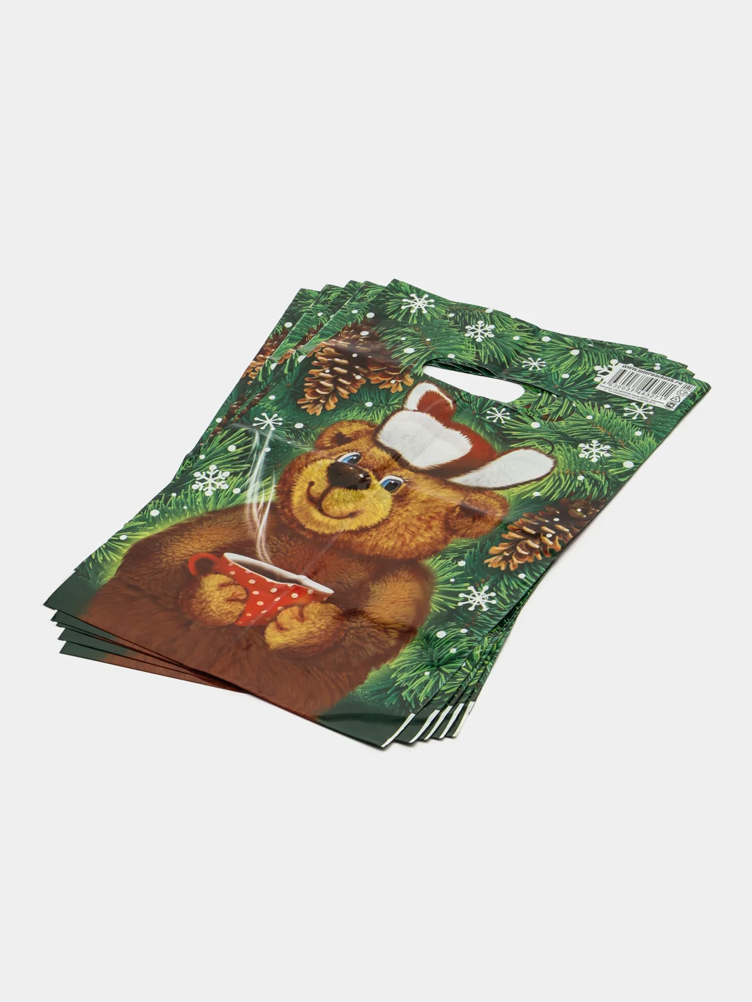 Морской пакет новогодний,5 шт ,20*30