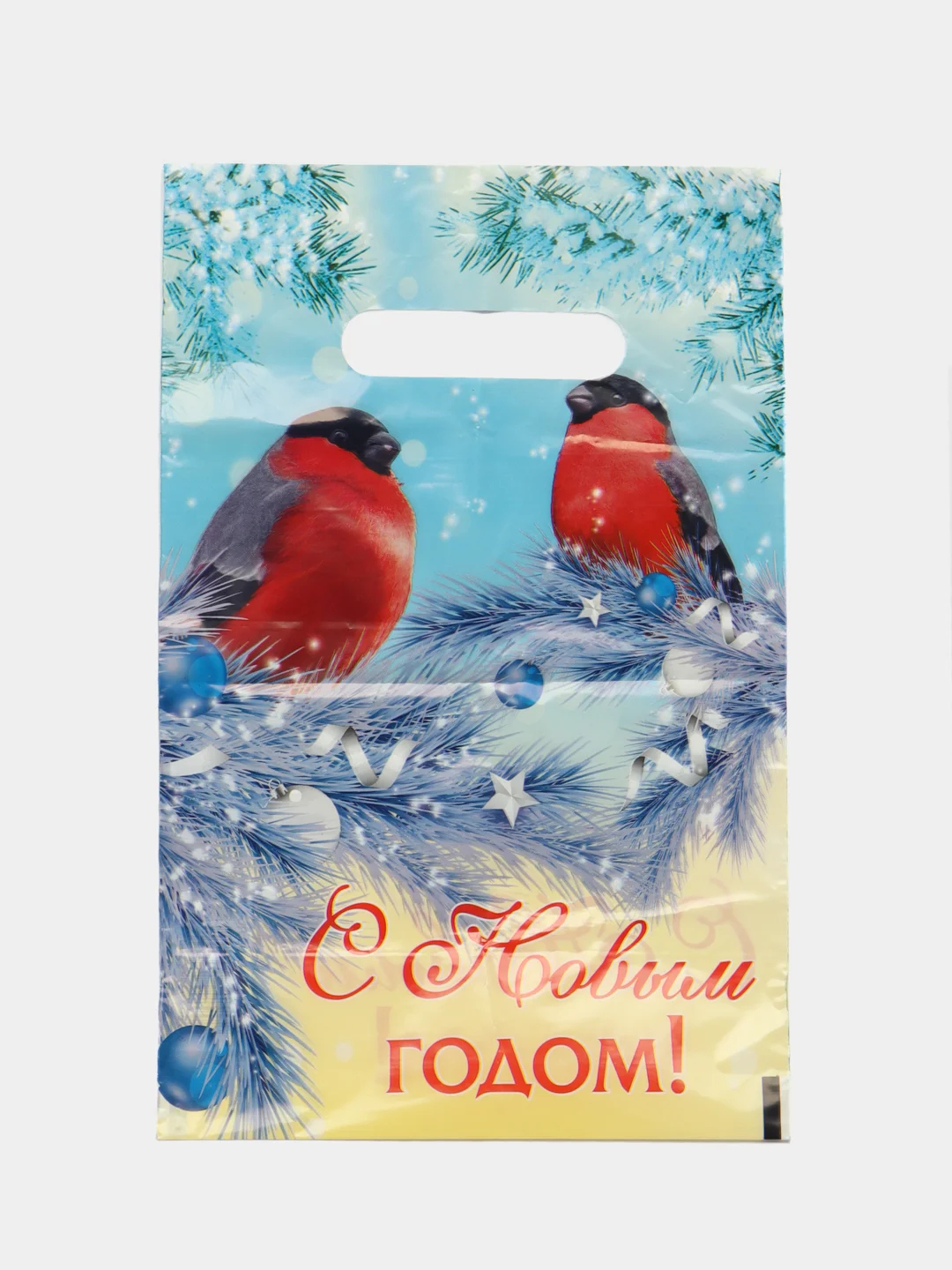 Мятный пакет новогодний,5 шт ,20*30