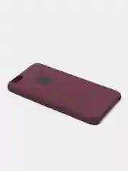 Тёмно-бордовый силиконовый чехол iPhone 6 Plus / 6S Plus, с открытым низом