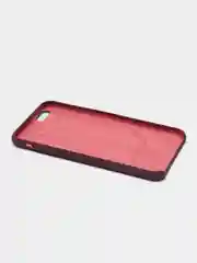 Тёмно-бордовый силиконовый чехол iPhone 6 Plus / 6S Plus, с открытым низом