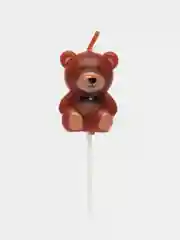 Коричневый свечки для торта, свечи фигурные, медведь мишка