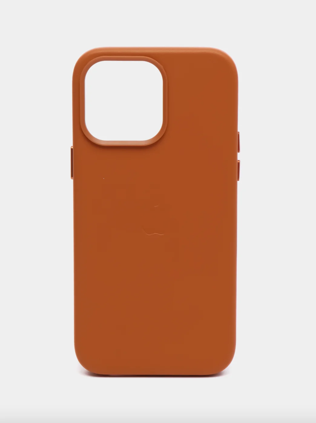 Серый leather case iPhone 11/12/13/14/15 Mini/Pro/Pro Max MagSafe, с анимацией