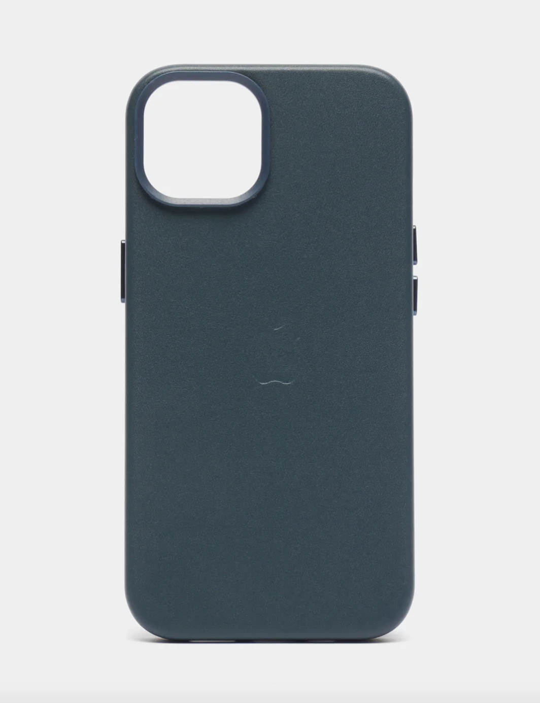 Серый leather case iPhone 11/12/13/14/15 Mini/Pro/Pro Max MagSafe, с анимацией