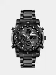 Черный наручные мужские часы Skmei 1389 Black