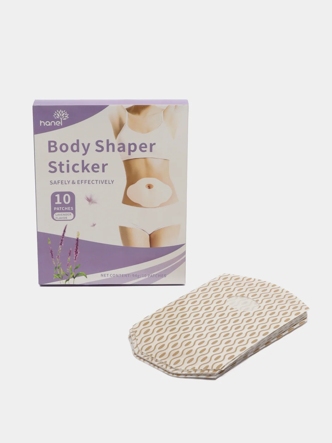 Пластырь для похудения Hanel body shaper sticker, 10 штук