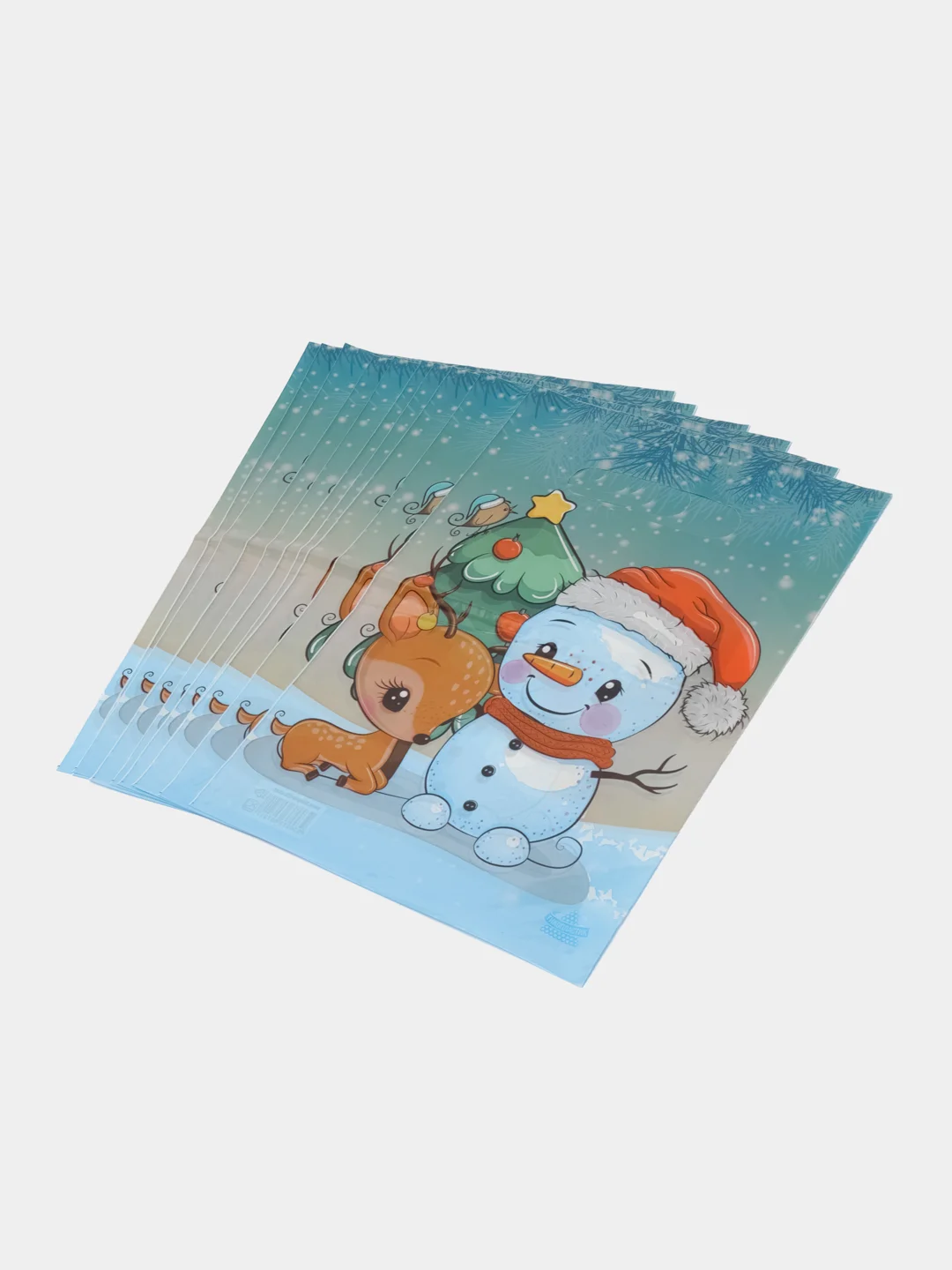 Медный пакет новогодний 20 х 30 см (3, 5, 10 шт)