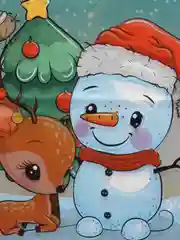 Медный пакет новогодний 20 х 30 см (3, 5, 10 шт)