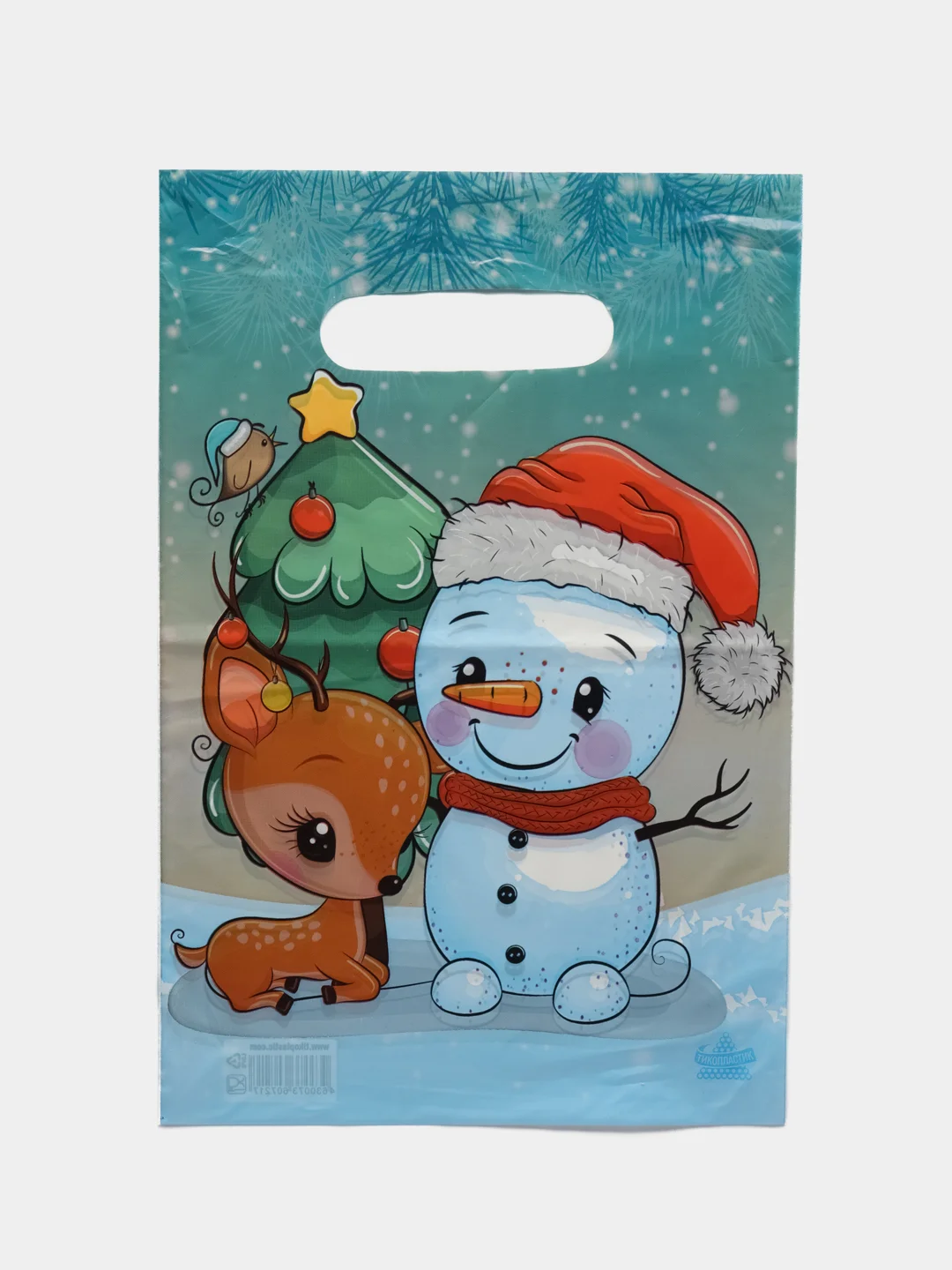 Медный пакет новогодний 20 х 30 см (3, 5, 10 шт)