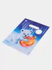 Оливковый пакет новогодний 20 х 30 см (3, 5, 10 шт)