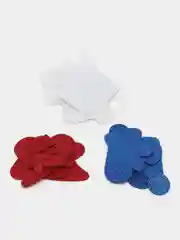Красный мягкая елочная игрушка из фетра, новогодние игрушки своими руками, 6 штук
