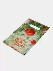 Салатовый пакет новогодний 20 х 30 см (3, 5, 10 шт)
