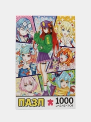 Пазлы "Аниме", 1000 деталей