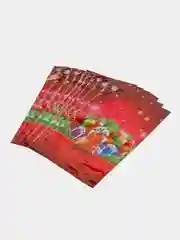 Розовый пакет новогодний 20 х 30 см (3, 5, 10 шт)