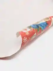 Кораллово-розовый подарочная упаковочная новогодняя бумага, 70 х 100 см, глянцевая, 30 видов