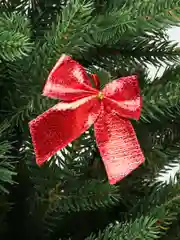 Красный елочные украшения, бантики