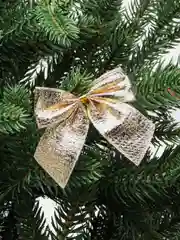 Золотой елочные украшения, бантики