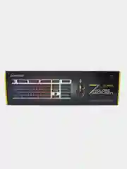 Белый игровой набор: клавиатура и мышь с подсветкой ZE 9810, 9830