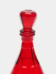 Красный графин для крепких напитков, штоф 0,5 л