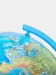 Интерактивный глобус, физико-политический, с подсветкой, 320 мм