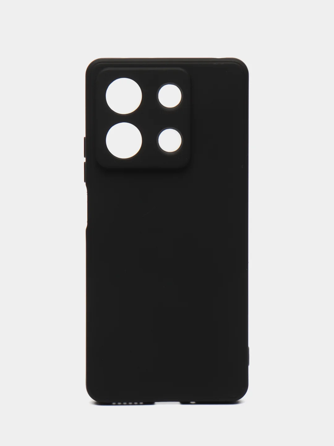Черный чехол для Redmi Note 13 5G (Рэдми Нот 13 5Ж), силиконовый