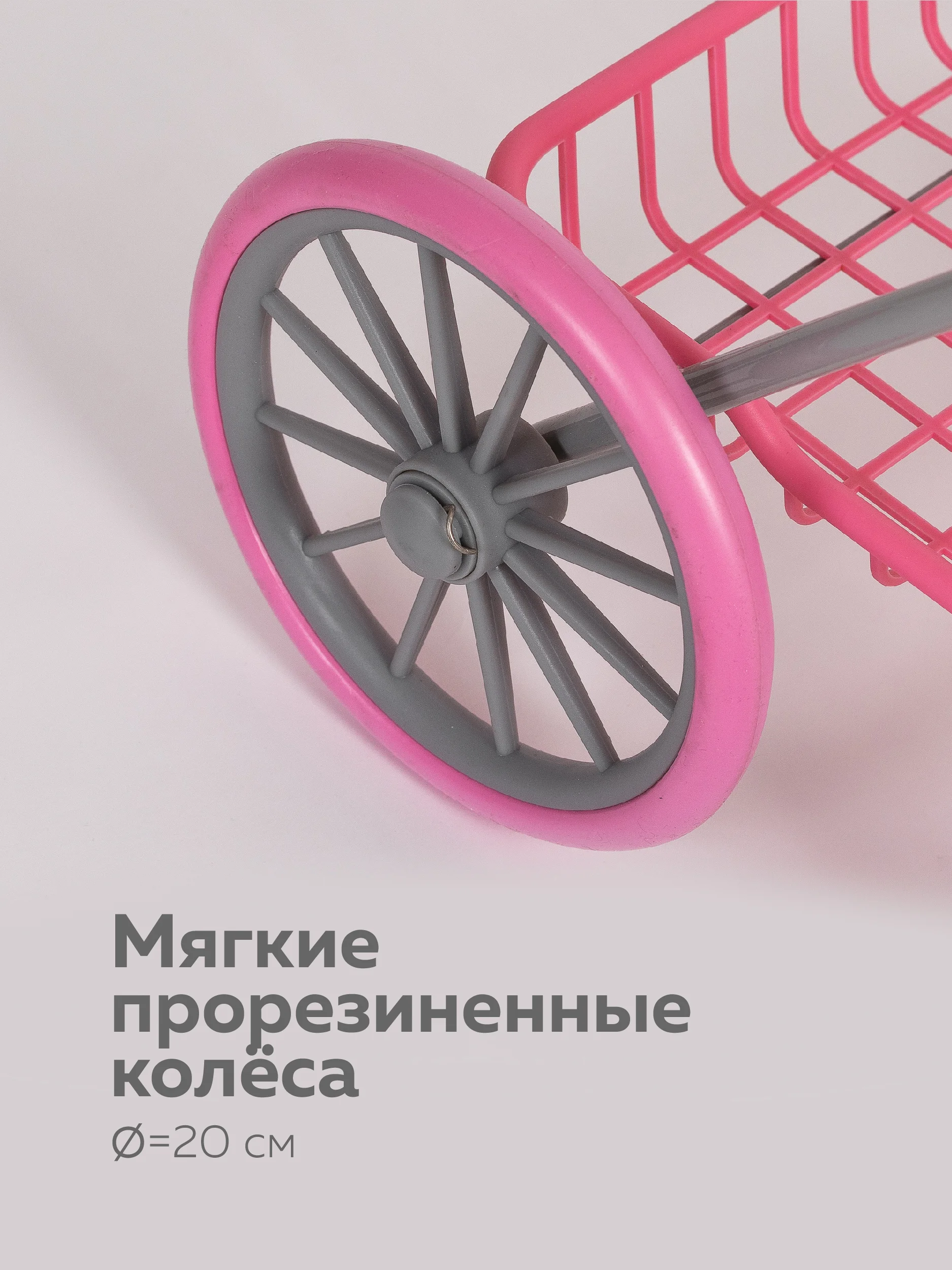 Серый коляска для кукол до 45 см, металлическая, складная