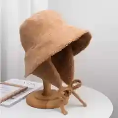 Шапка, панама женская, плотная, с наушниками