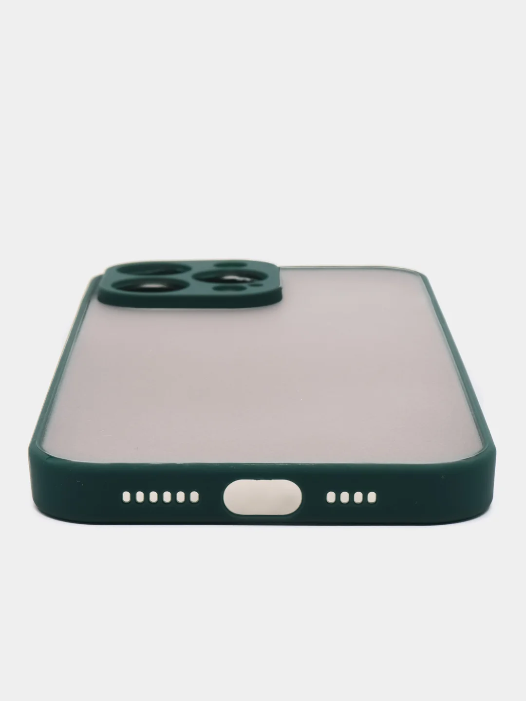 Морской чехол iPhone 14 Pro Max (Айфон 14 Про Макс), пластиковый, матовый, с цветными кнопками