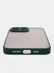 Морской чехол iPhone 14 Pro Max (Айфон 14 Про Макс), пластиковый, матовый, с цветными кнопками