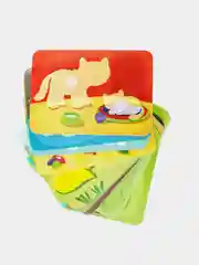 Развивающая игра "Мама и малыш", карточки на липучках