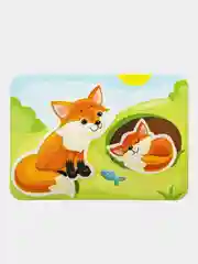 Развивающая игра "Мама и малыш", карточки на липучках