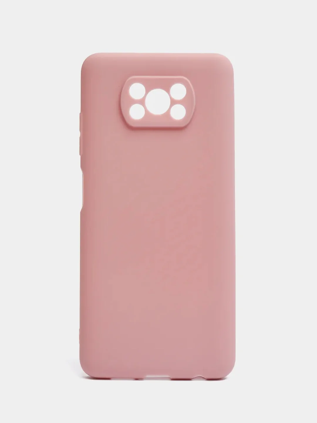 Коралловый меланж чехол Xiaomi Poco X3 (NFC) / X3 Pro, силиконовый, цветной, матовый