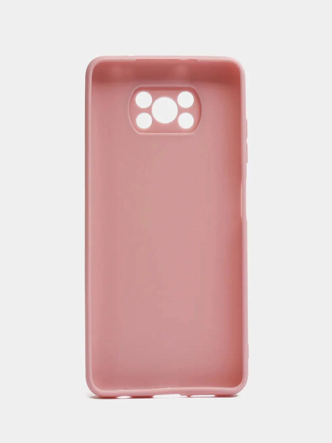 Коралловый меланж чехол Xiaomi Poco X3 (NFC) / X3 Pro, силиконовый, цветной, матовый
