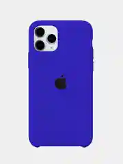 Синий чехол iPhone 11, 11 Pro, 11 Pro Max, 20 цветов, силиконовый Silicone case